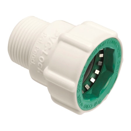 Orbit Orbit PVC-Lock 3/4 in. Push X 3/4 in. D MPT Plastic Pipe Adapter 34778